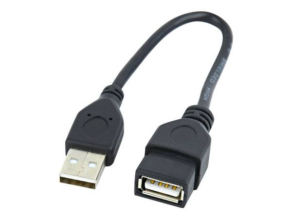 GEMBIRD CCP-USB2-AMAF-0.15 Kabel; Cablexpert; USB 2.0; USB-A aansluiting,USB-A-stekker - 1 stuk
