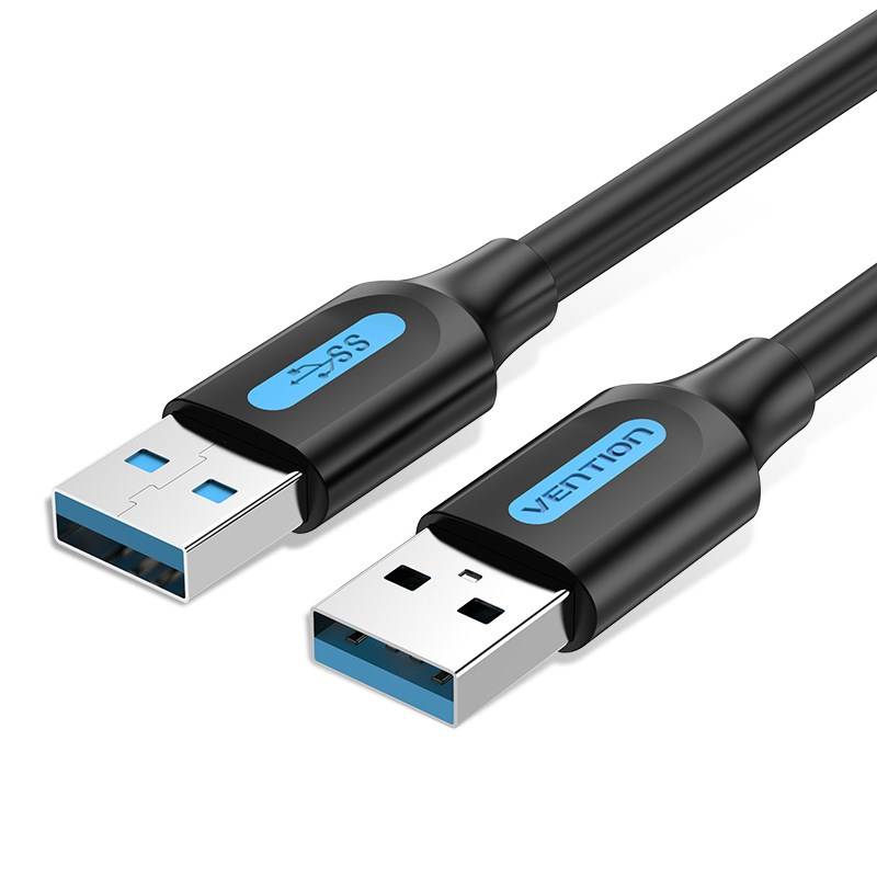 Vention USB 3.0 A-male naar A-male kabel 0,5 m zwart PVC-type-0
