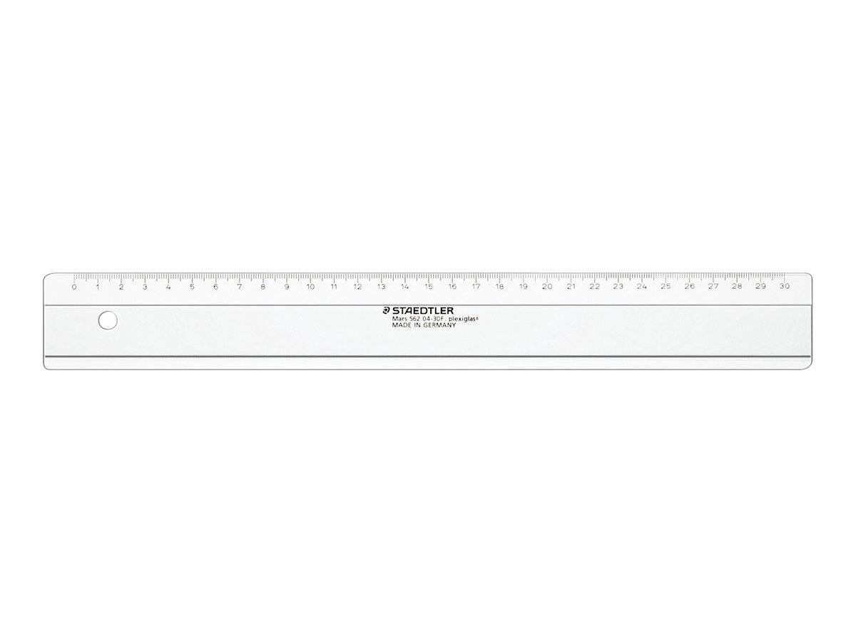 Staedtler 562 04-30F lineaal Bureauliniaal 300 mm transparant 1 stuk(s)-2