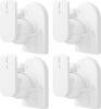 Goobay luidspreker muurbeugel | set van 4 | tot 3,5 kg | wit