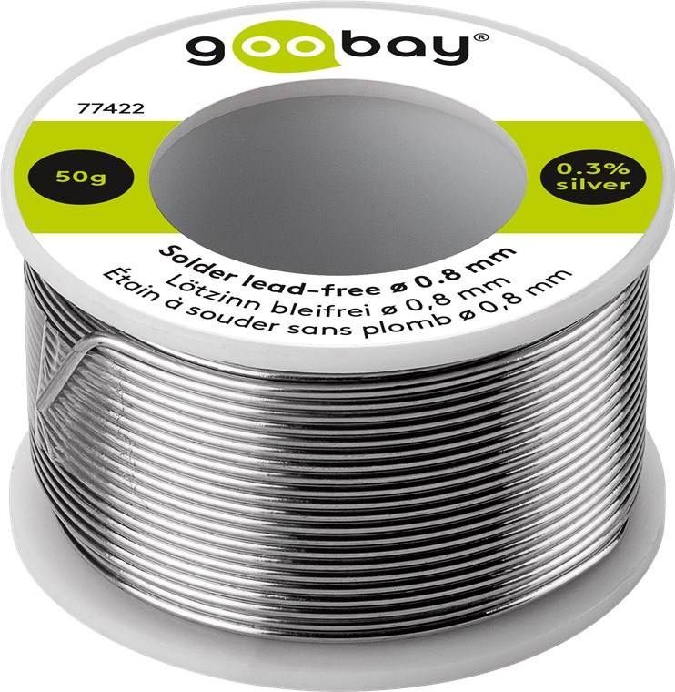 Goobay Solder Lead-Free, ø 0.8 mm, 50 g