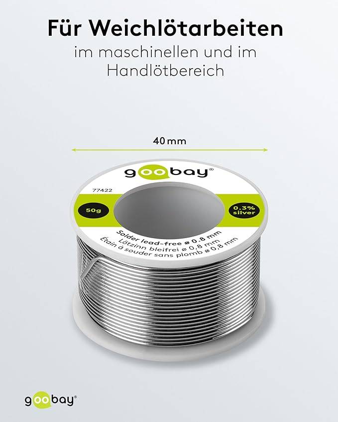 Goobay Solder Lead-Free, ø 0.8 mm, 50 g-2