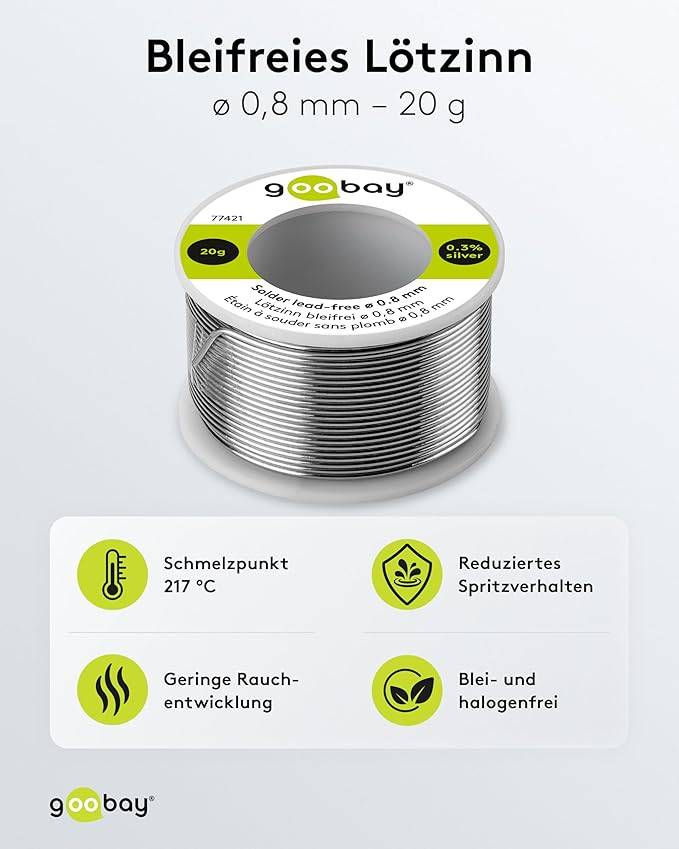 Goobay Solder Lead-Free, ø 0.8 mm, 20 g-1