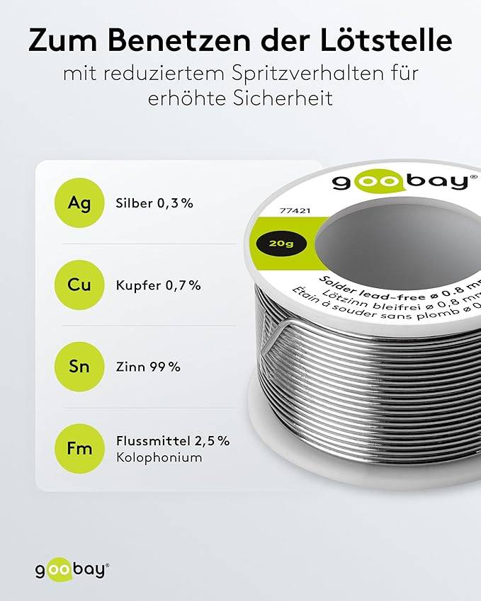 Goobay Solder Lead-Free, ø 0.8 mm, 20 g-2
