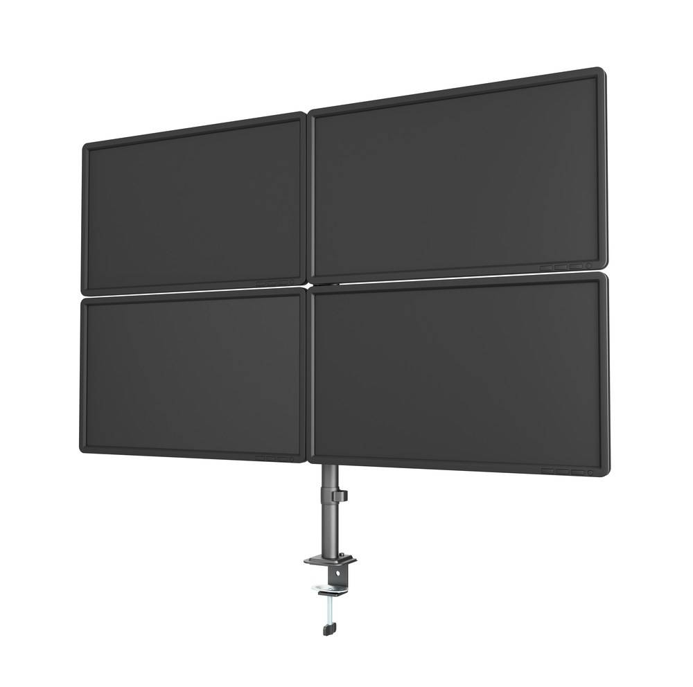 Gembird MA-D4-01 Verstelbare bureauarm voor 4 beeldschermen (draaien, kantelen, zwenken), 13"-32", tot 10 kg per scherm-4