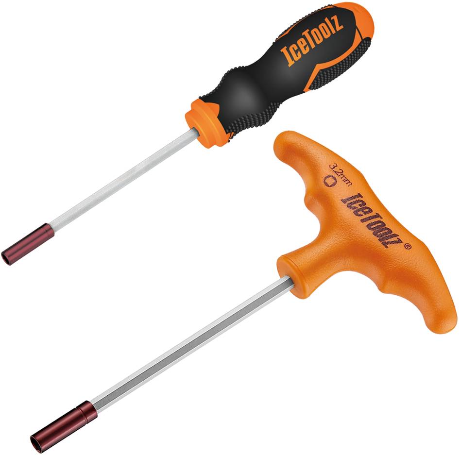 Spaaknippelsleutelset IceToolz 12C5 voor 5,5mm 6-kant nippels-0