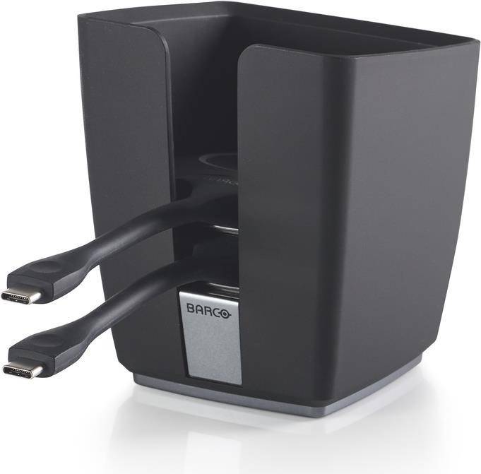 Barco ClickShare Tray met 2 USB-C Knoppen - voor Clickshare C-5, C-10, CX-20, CX-30, CX-50 - R9861600P01C-0