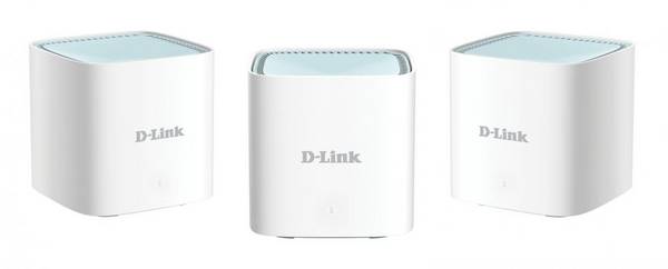 D-Link EAGLE PRO AI M15 - WLAN Systeem - 3 Routers - Tot 500 m² - 1GbE - Wi-Fi 6 - Dual-Band (M15-3)