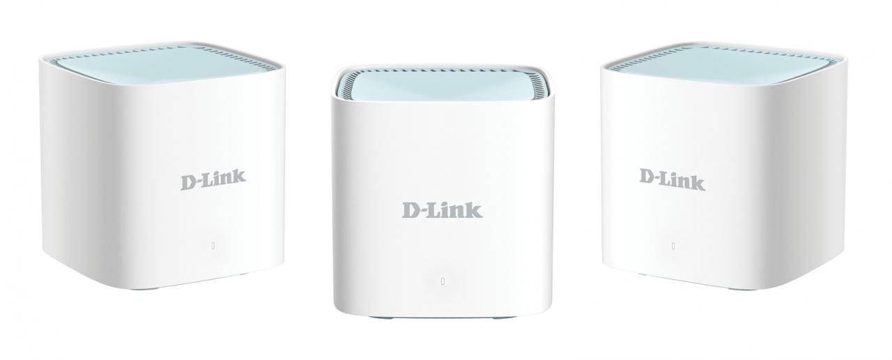 D-Link EAGLE PRO AI M15 - WLAN Systeem - 3 Routers - Tot 500 m² - 1GbE - Wi-Fi 6 - Dual-Band (M15-3)-0