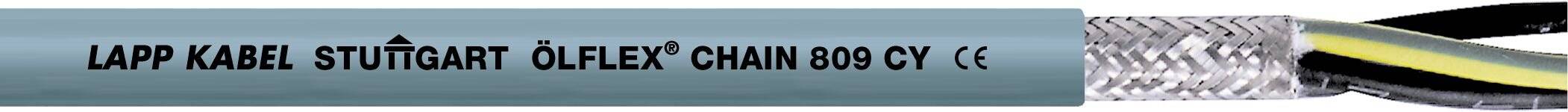 LAPP OL-CH809CY-1026784 Leiding: stuurstroomdraad; ÖLFLEX® CHAIN 809 CY; 4G2,5mm2; grijs - 1 meter-1