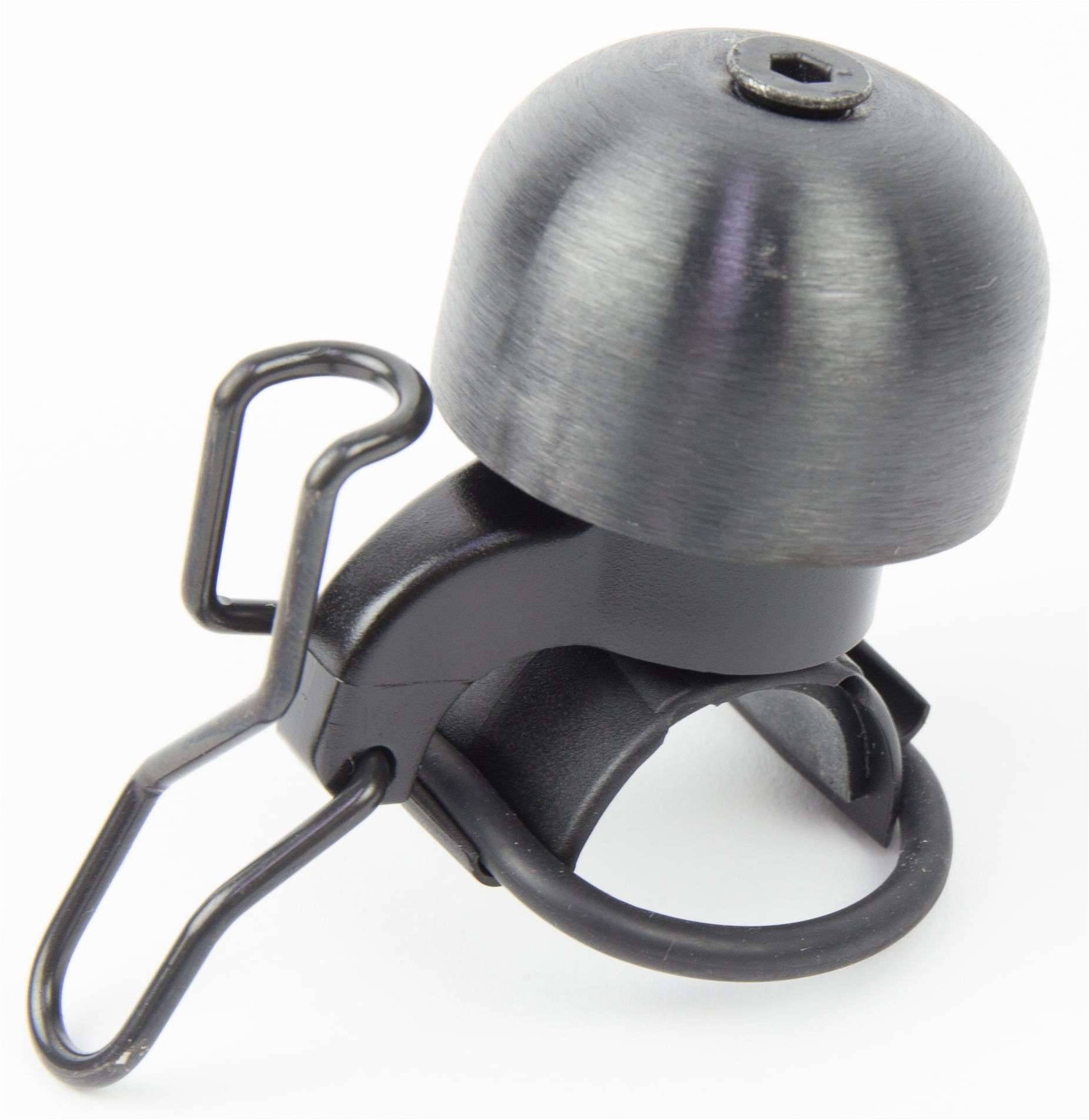 Fietsbel Widek paperclip XXL - zwart/grijs-0