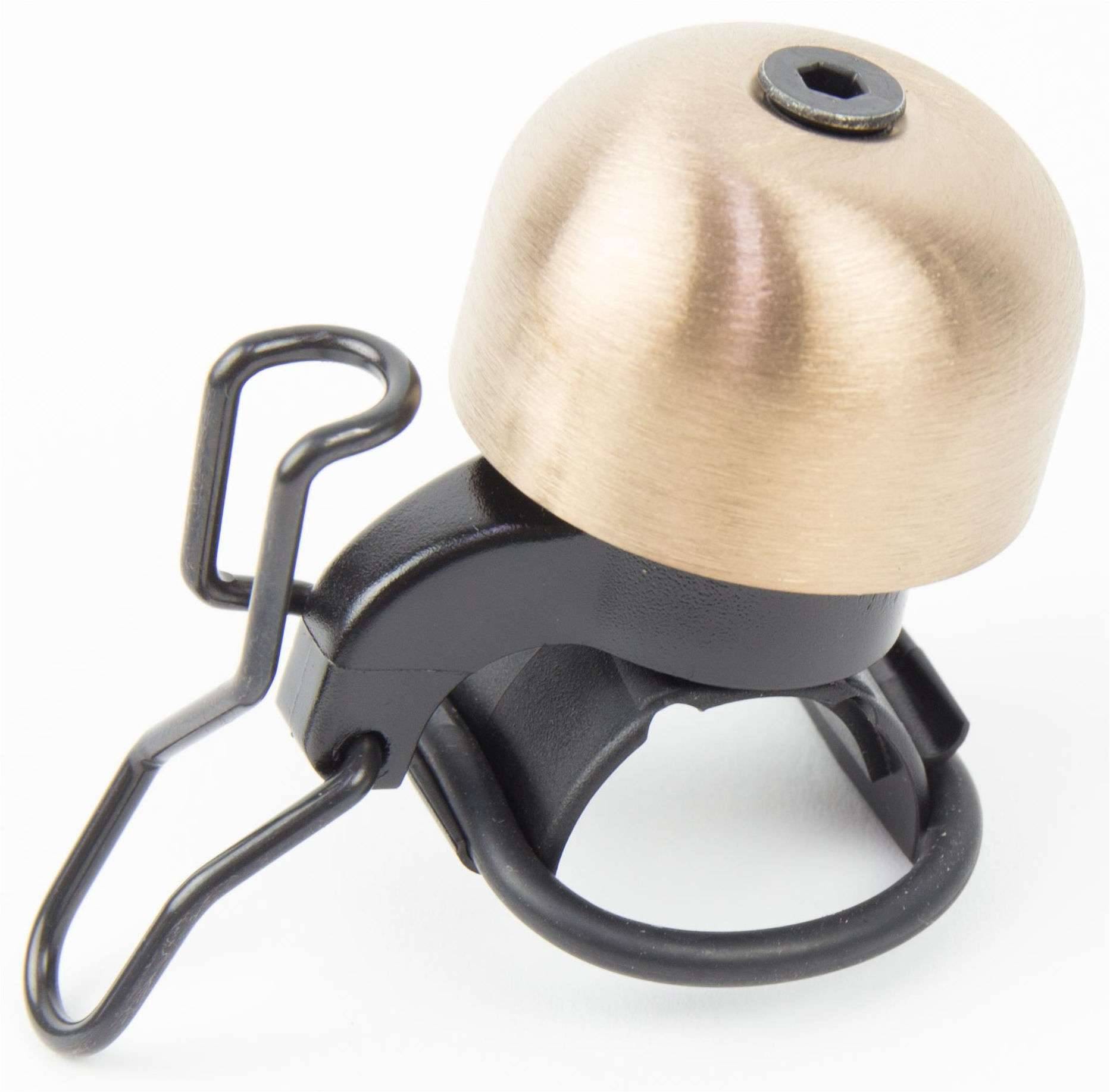 Fietsbel Widek paperclip XXL - zwart/koper-0