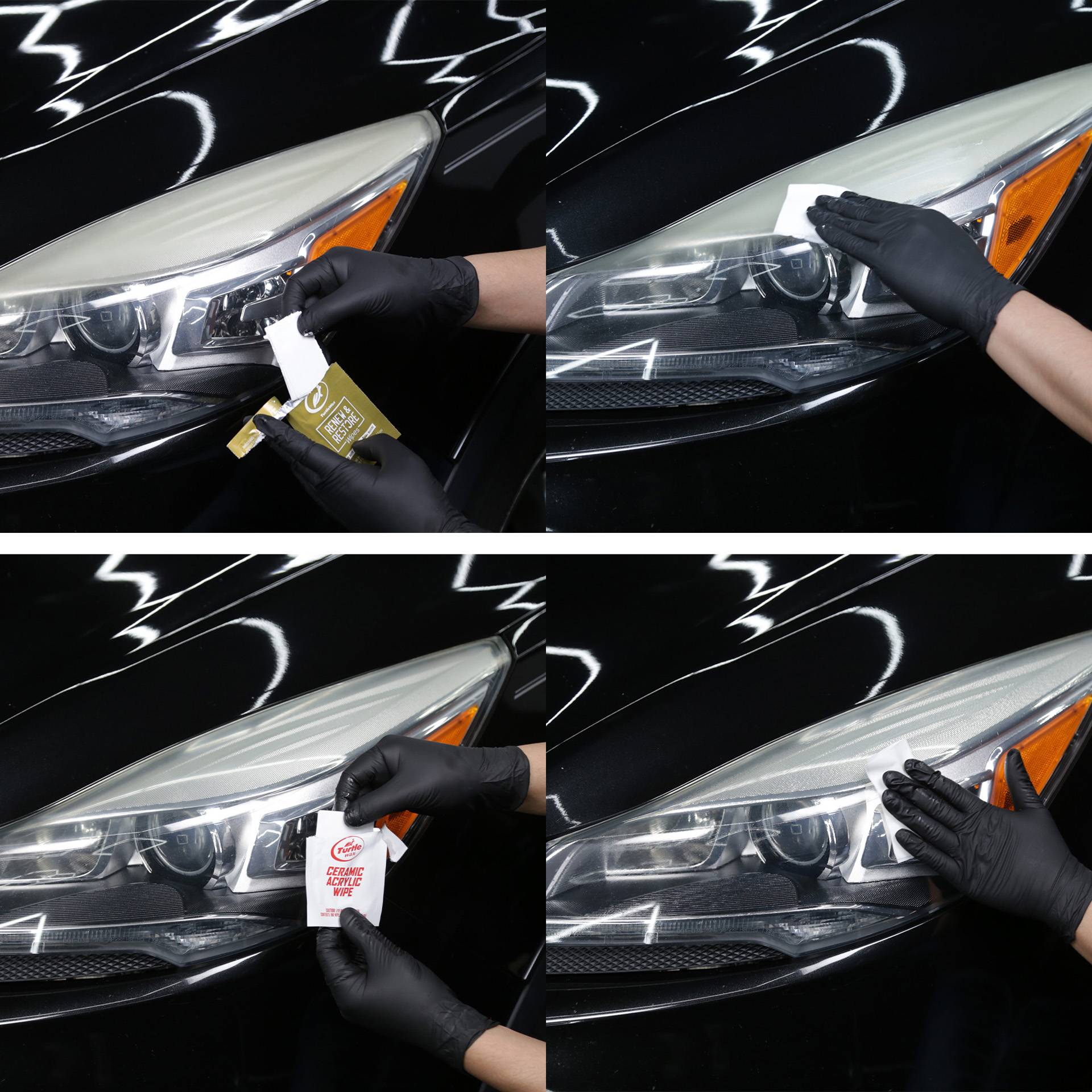 Turtle Wax 54750 Headlight Lens Renewal Wipes-4
