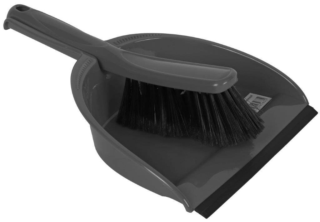Talen Tools - Stoffer & blik - Kunststof - Grijs-0