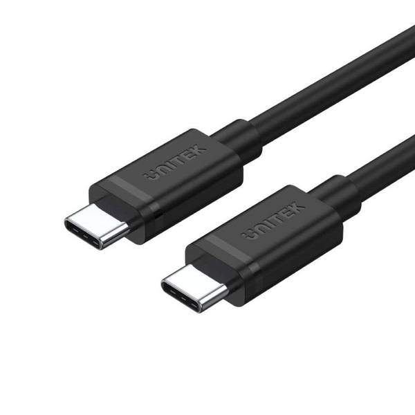 UTK UNITEK Y-C477BK01-2M USB-kabel USB 3.2 Gen 1 (3.1 Gen 1) USB C 5 Gbit/s 60 W Zwart