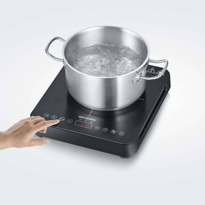 SEVERIN draagbare kookplaat - KP9190 - 1 brander - 10 vermogensniveaus - 2000W-1