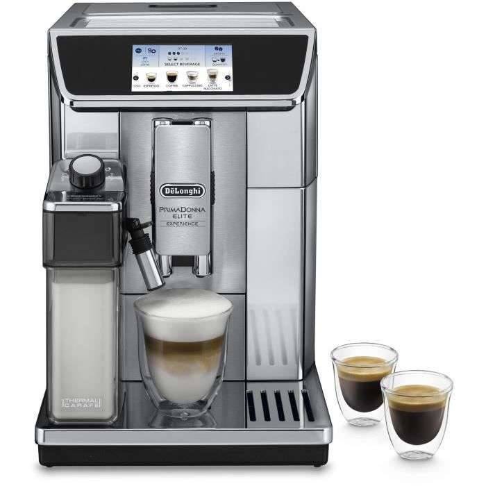 DELONGHI ECAM650.85.MS Expresso-grinder verbonden PrimaDonna Elite Experience - grijs-0
