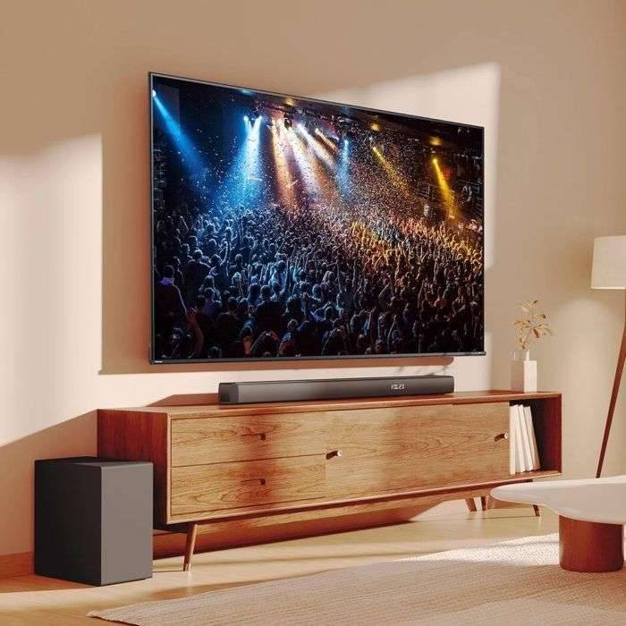 Soundbar - HISENSE - Draadloze subwoofer - Bluetooth - 3.1 CH - Max 480 W-1