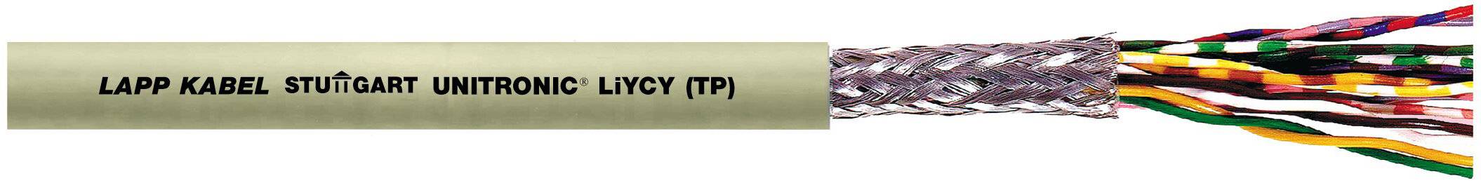 LAPP LIYCY-TP-4X2X0.75 Leiding; LiYCY; UNITRONIC® LiYCY (TP); 4x2x0,75mm2; PVC; grijs - 1 meter-1