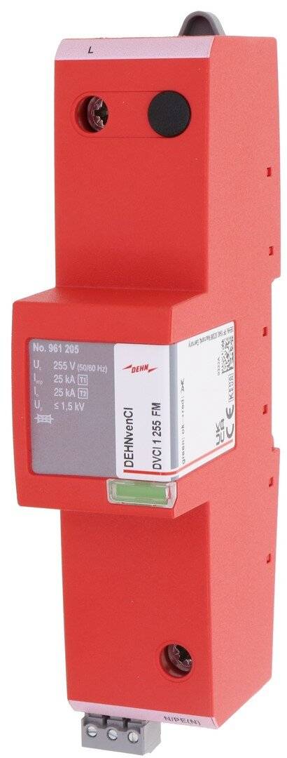 DEHN 961205 LE-POEV 125KA-FI-FA Combi-afleider Overspanningsbeveiliging voor: Verdeelkast 50 kA 1 stuk(s)-5