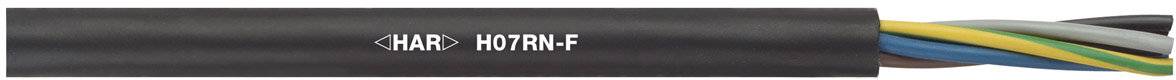 LAPP H07RN-F-5G16 Leiding; H07RN-F; 5G16mm2; rond; koord; Cu; rubber; zwart; 450V,750V - 1 meter-1