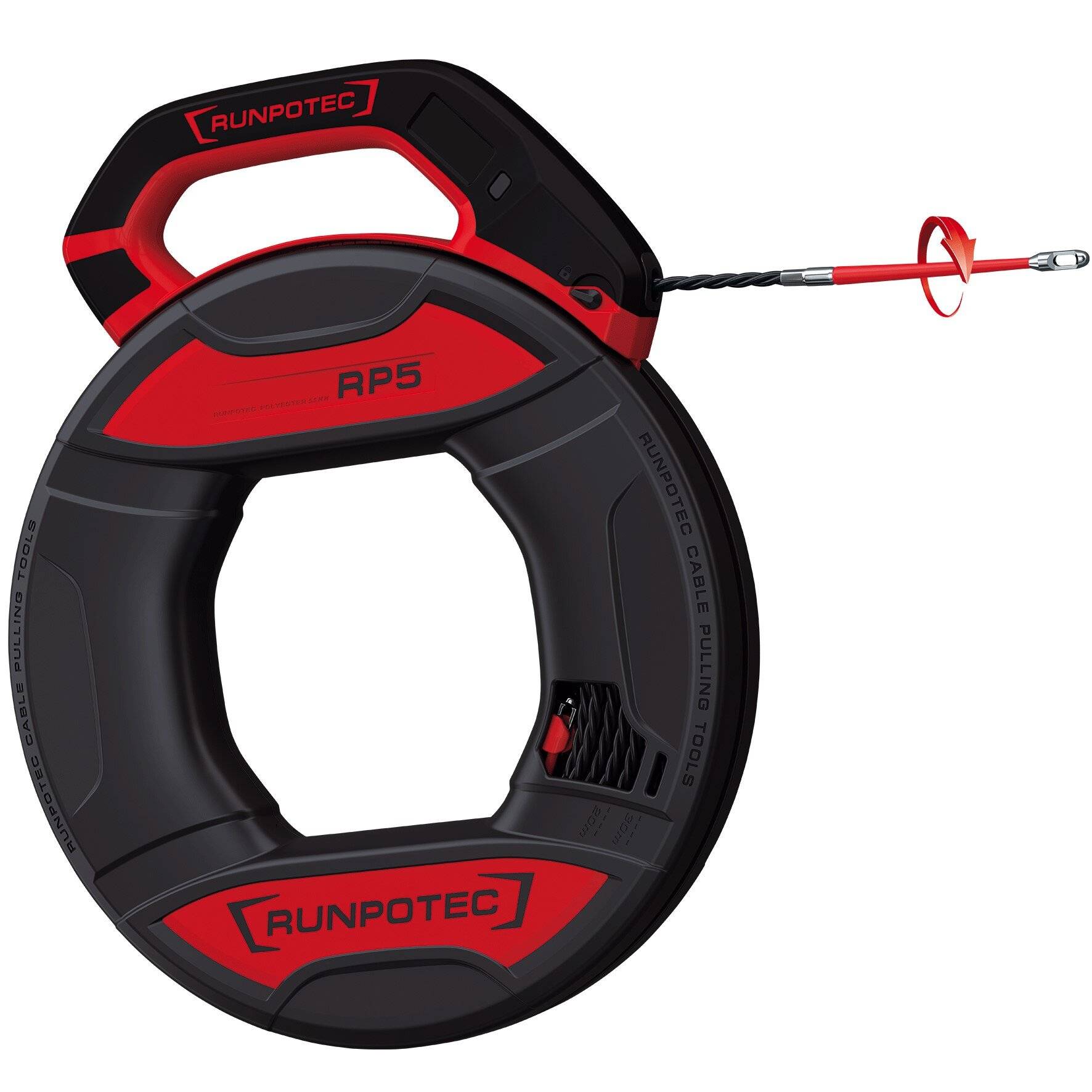 RUNPO 5 Getwiste Trekveer met 2x Runpogleiter in Box 20m-2