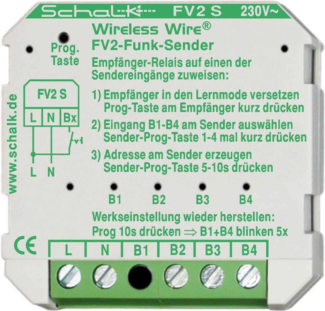 Schalk Funk-Sender UP FV2 S (230V AC)-1