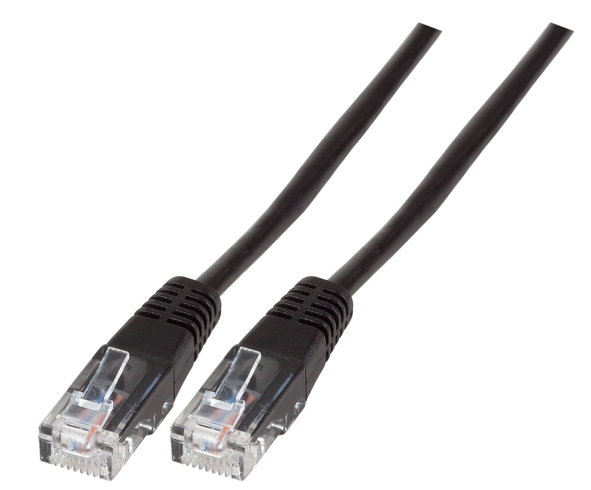 EFB modulaire kabel RJ45 (8/4)-RJ45 (8/4), gegoten, zwart, 2m-1