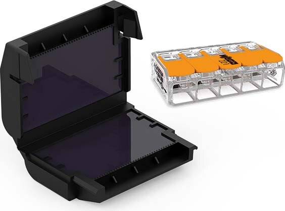 CellPack 410359 410359 Gelbox voor verbindingsklemmen Flexibel: 0.5-6 mm² Massief: 0.5-6 mm² 1 stuk(s) Zwart-1