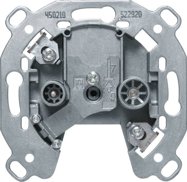 COAX Inbouwdoos / einddoos - metaal-1