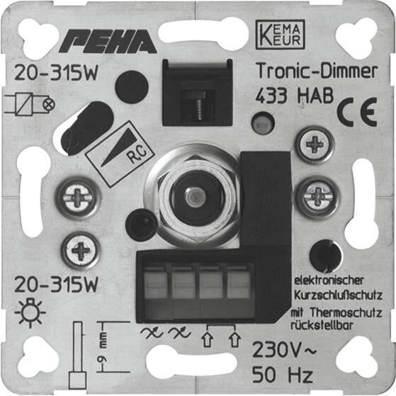 Dimmer tronic 20-315 VA 433 HAB O.A. - metaal-1