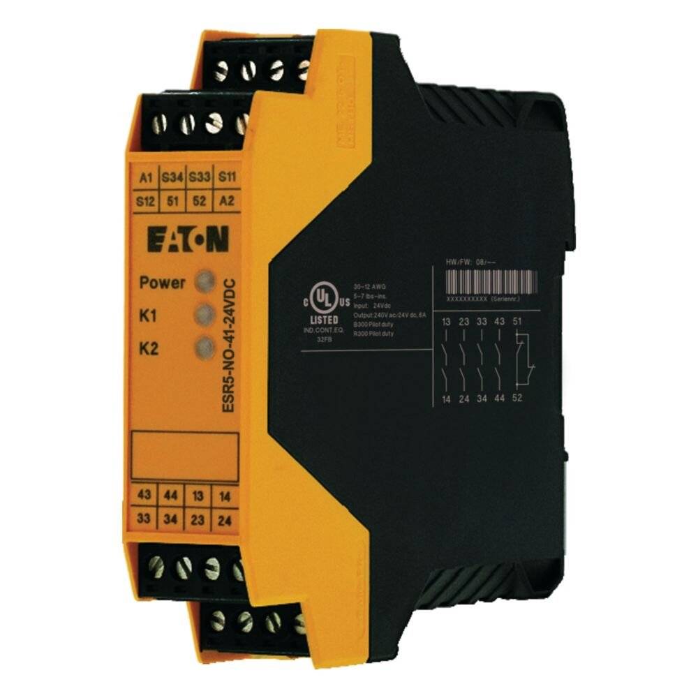 EATON ELECTRIC ESR5-NO-41-24VDC Automatiseringsmodule: veiligheidsrelais; 24VDC; IN: 4; ESR5; IP20 - 1 stuk-3