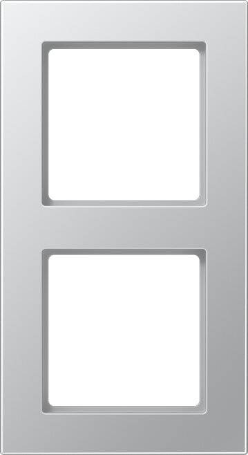 Afdekraam 2-voudig A550 aluminium - aluminium-2