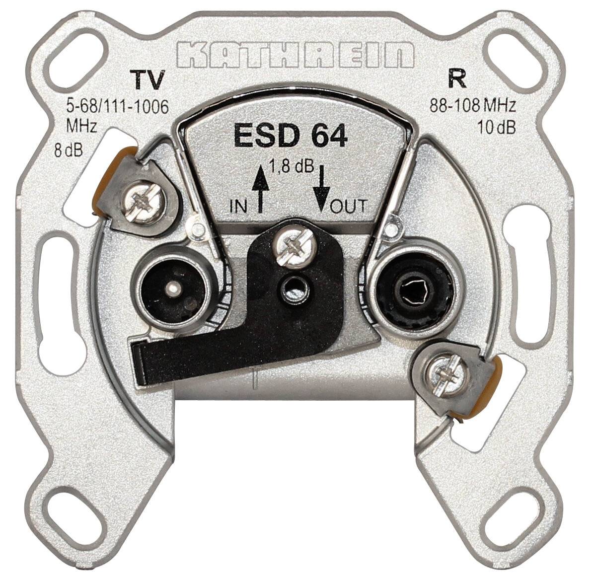 Kathrein Antennensteckdose 2fach ESD 64-1