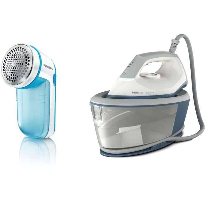 Stoomgenerator + Plush Shave - PHILIPS BXA0019/00 - Compact - 6 bars - Perseffect 300 g/min - Continue stoomstroom 11...-0