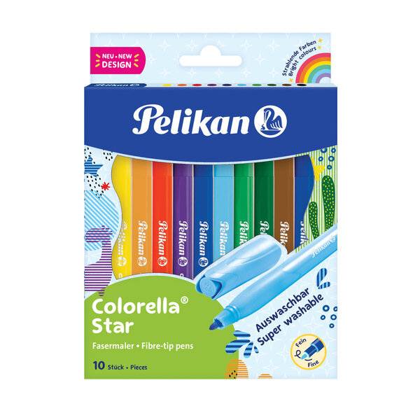 Pelikan viltstift Colorella Star C302 10 stuks assorti vouwdoos