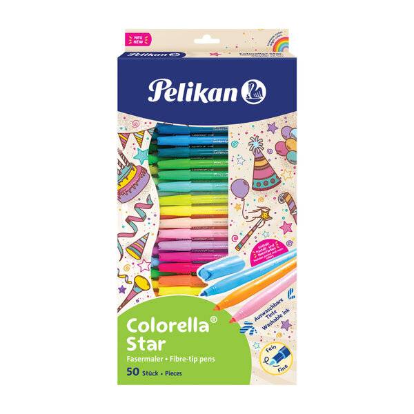 Pelikan 825092 Kleurpotloden, Meerkleurig, 50 stuks