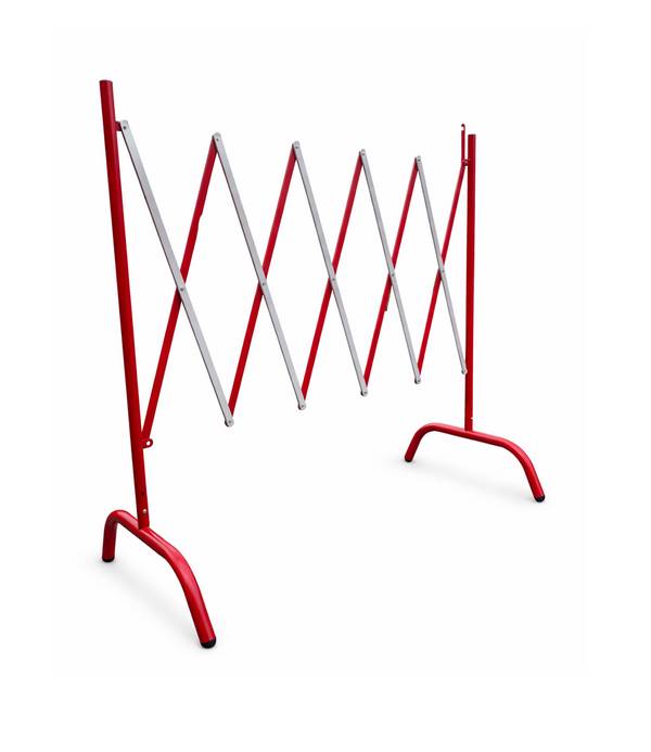 STRELLIS Schaarhek staal rood/wit 250 cm