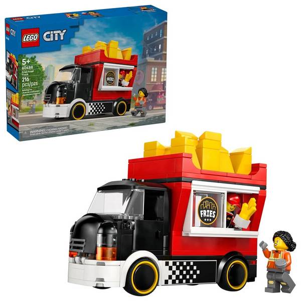 LEGO CITY Friet Food Truck 60488 - Bouwset voor Kinderen vanaf 5 Jaar