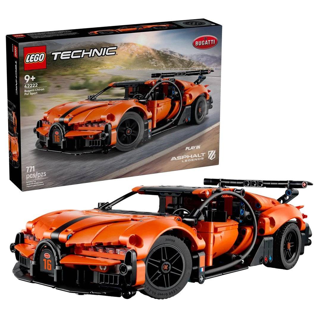 LEGO TECHNIC Bugatti Chiron Pur Sport Hypercar 42222-0