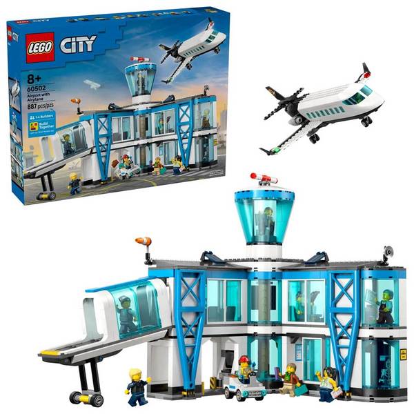 LEGO CITY Luchthaven met Vliegtuig Bouwset 60502