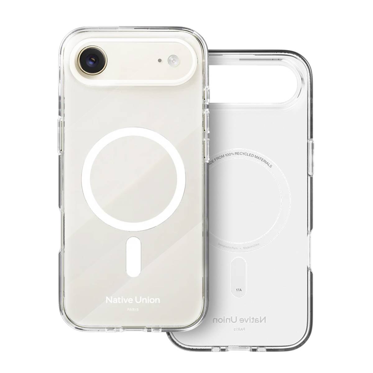 Native Union (Re)Clear hoesje voor iPhone 17 transparant-4