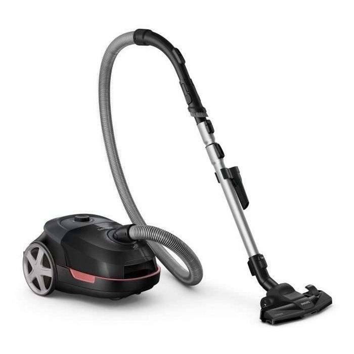 Busstofzuiger met zak - PHILIPS - XD5123/10 - 900 W - 4 L - Zwart-0