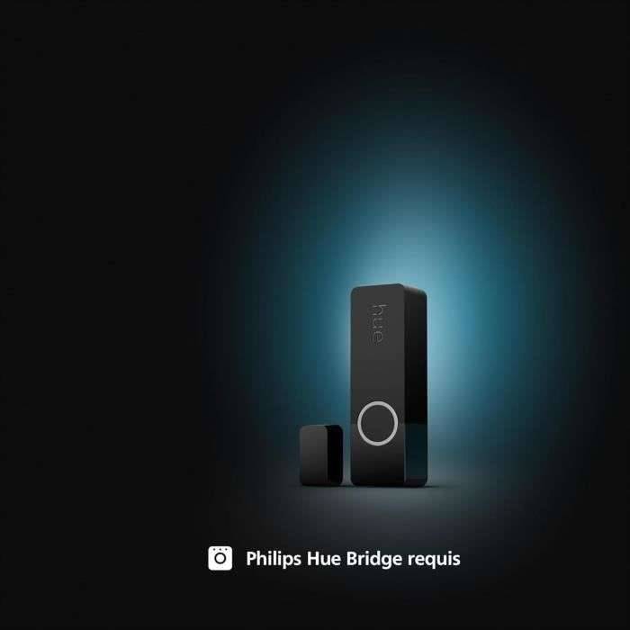 Contactsensor - Philips Hue - Veilig - Zwart - Eenvoudige installatie - Bediening via de Hue-app-1