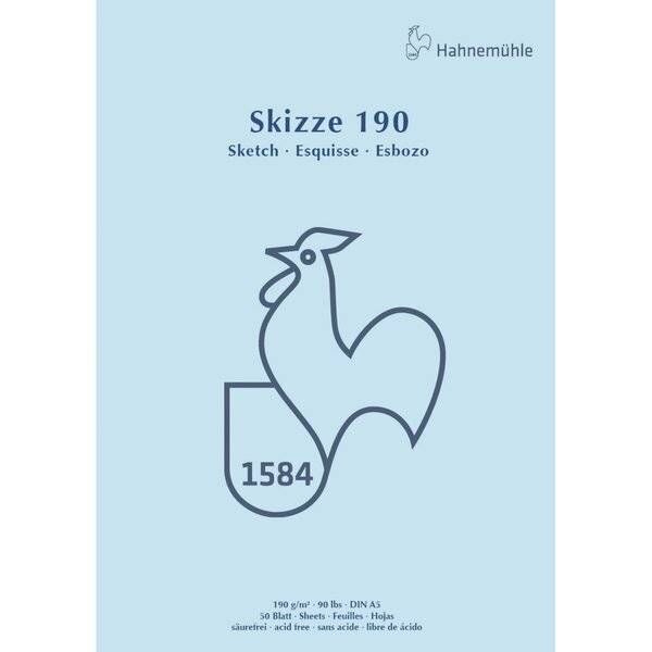 Hahnemühle Skizzenblock A 5 50 Blatt 190 g kopfgeleimt - Broekmateriaal