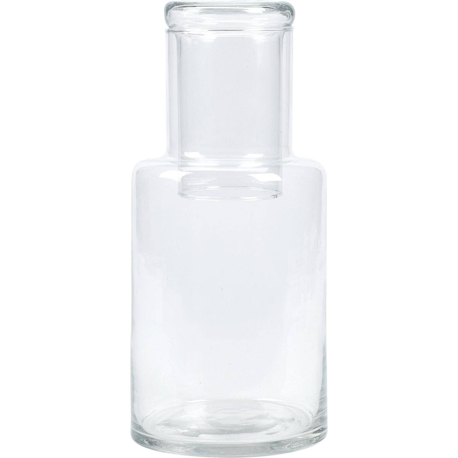 Excellent houseware waterkaraf met drinkglas 1500ml 87205735821488720573582148-0