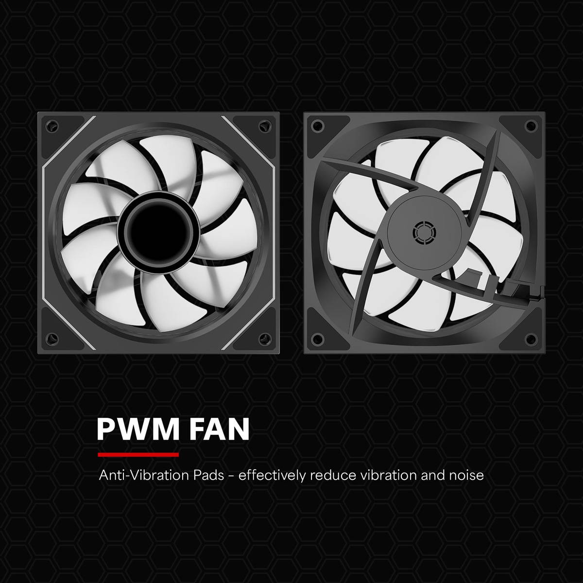 Xilence XILENCE XF078 Reverse Gehäuselüfter, mit PC-ventilator Zwart (b x h x d) 120 x 25 x 120 mm-1