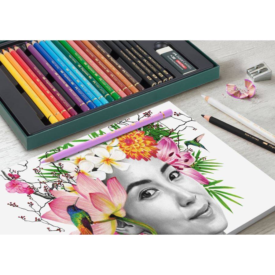 FABER-CASTELL Polychromos & Pitt Graphite Matt Malset farbsortiert, 23 St. (210052)-2
