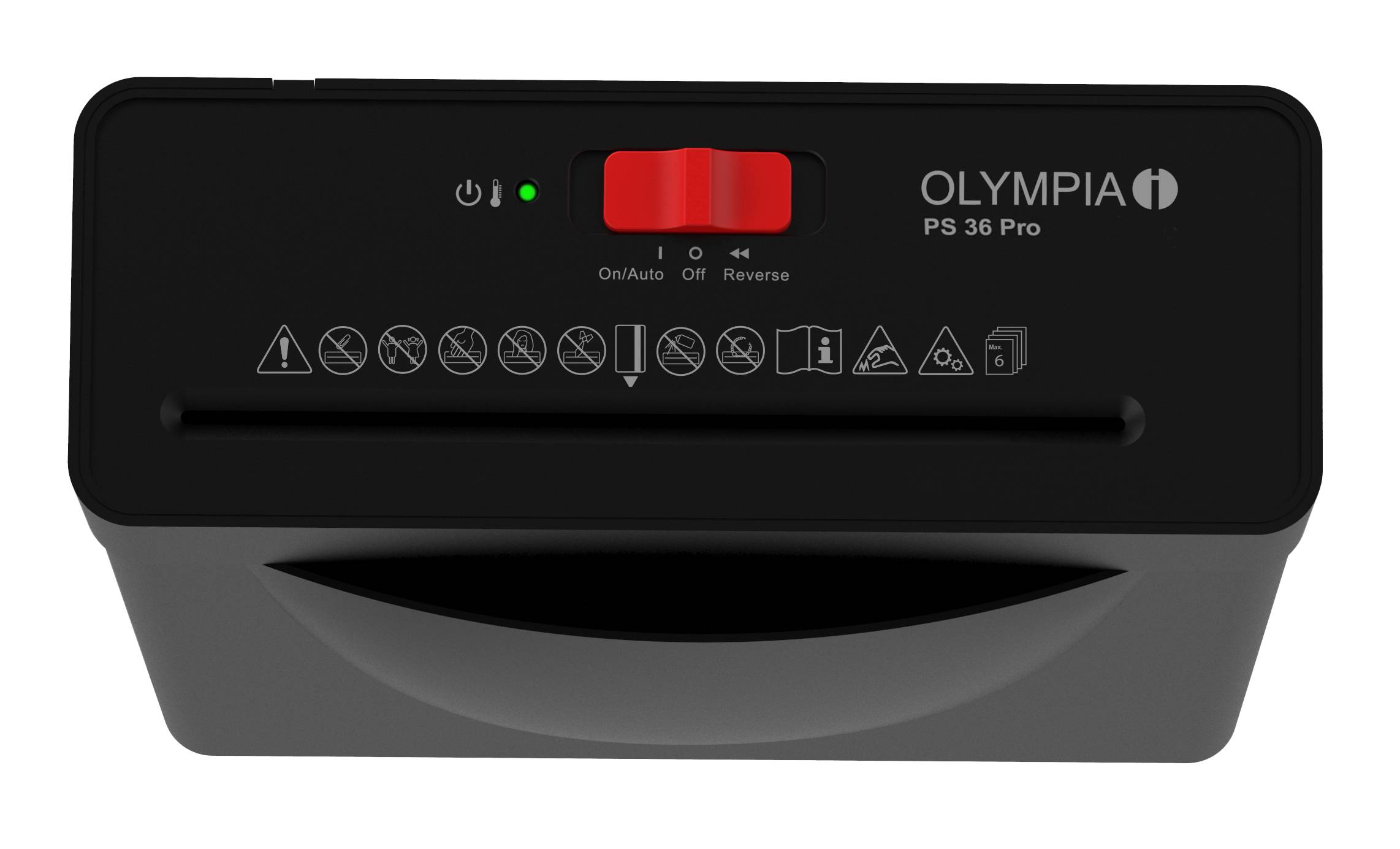 Olympia PS 36 Pro papiervernietiger, zwart-1