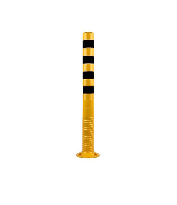 Flexibele afzetpaal 100 cm - Geel/zwart